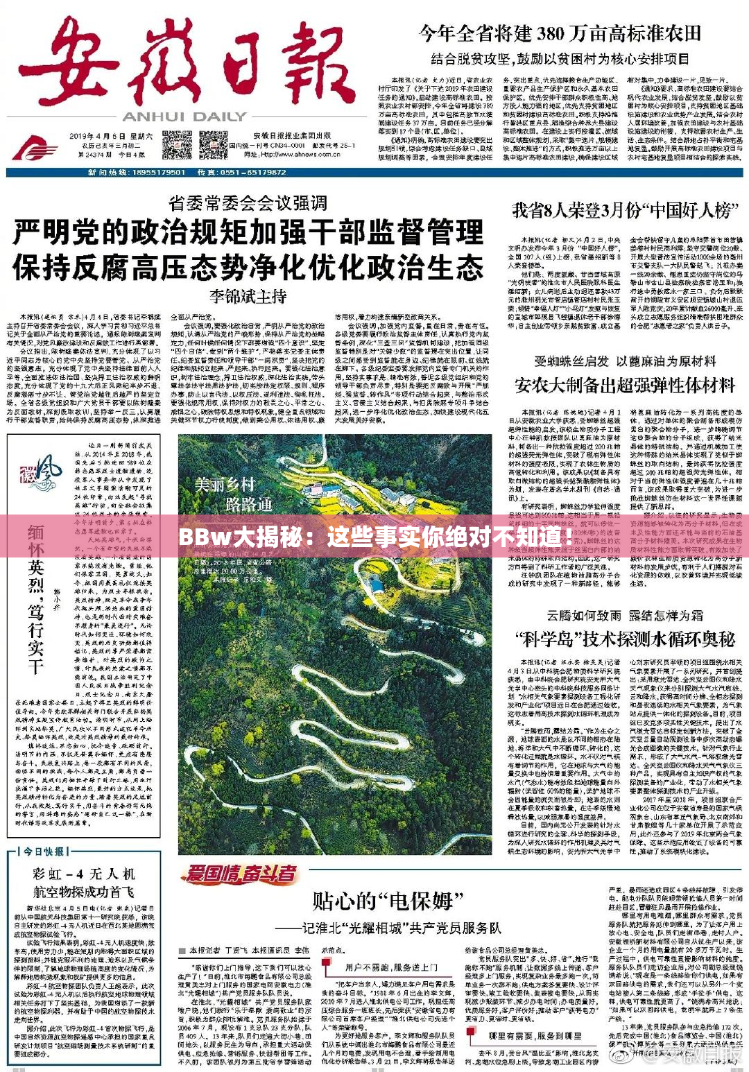 BBw大揭秘：这些事实你绝对不知道！
