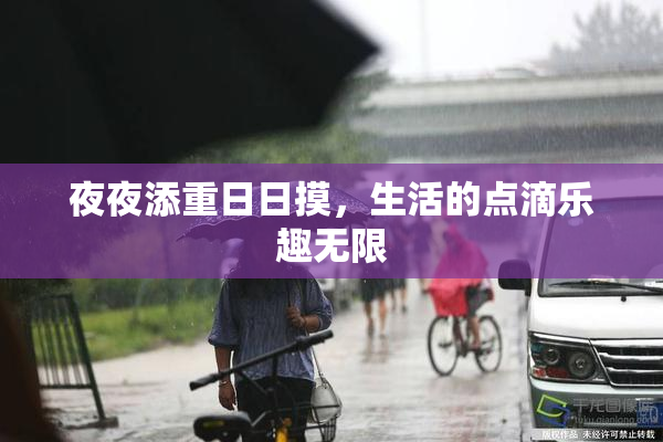 夜夜添重日日摸，生活的点滴乐趣无限