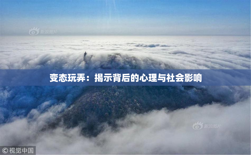 变态玩弄：揭示背后的心理与社会影响