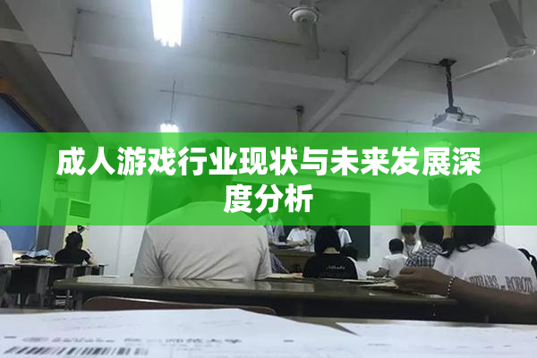 成人游戏行业现状与未来发展深度分析