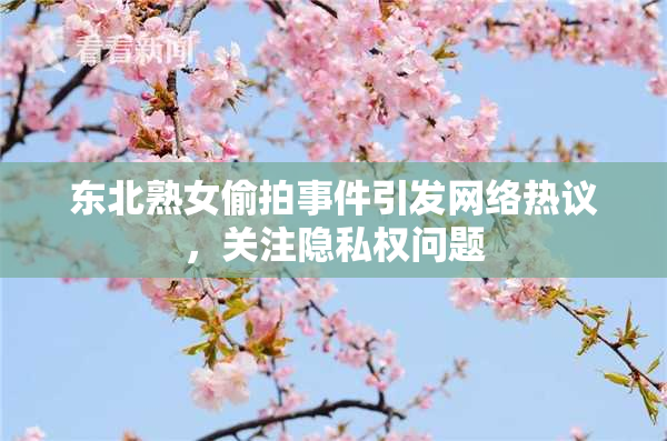 东北熟女偷拍事件引发网络热议，关注隐私权问题