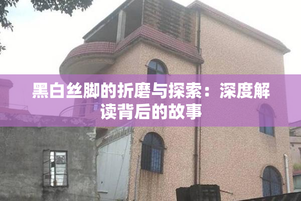 黑白丝脚的折磨与探索：深度解读背后的故事