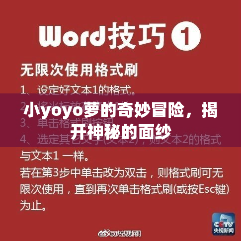 小yoyo萝的奇妙冒险，揭开神秘的面纱