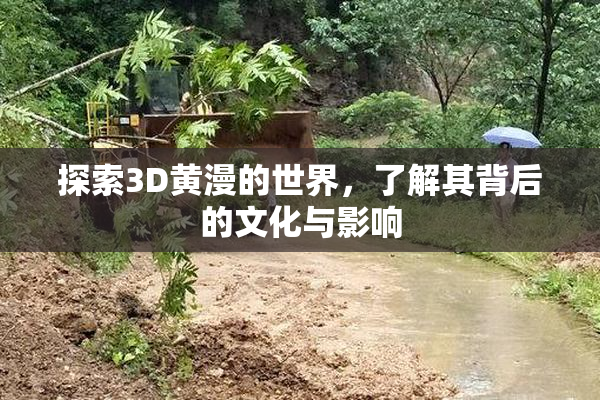 探索3D黄漫的世界，了解其背后的文化与影响