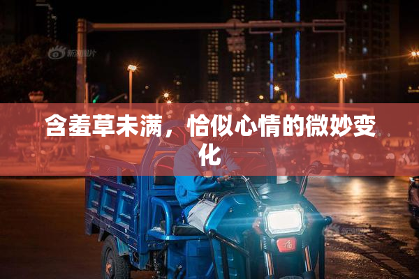 含羞草未满，恰似心情的微妙变化
