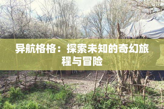 异航格格：探索未知的奇幻旅程与冒险