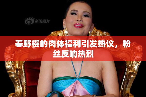 春野樱的肉体福利引发热议，粉丝反响热烈