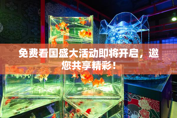 免费看国盛大活动即将开启，邀您共享精彩！