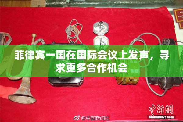 菲律宾一国在国际会议上发声，寻求更多合作机会