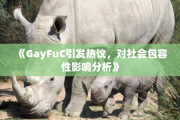 《GayFuC引发热议，对社会包容性影响分析》