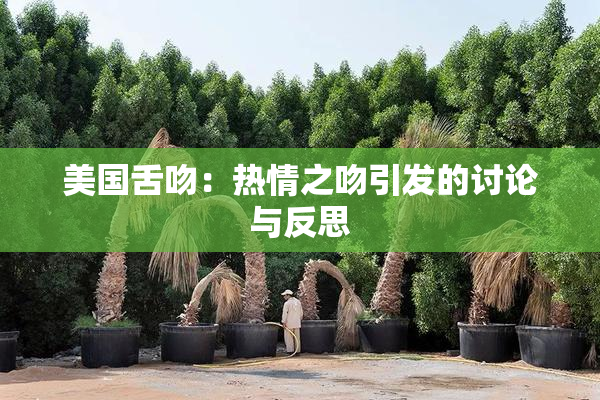 美国舌吻：热情之吻引发的讨论与反思