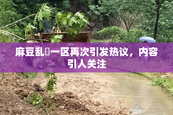 麻豆乱婬一区再次引发热议，内容引人关注