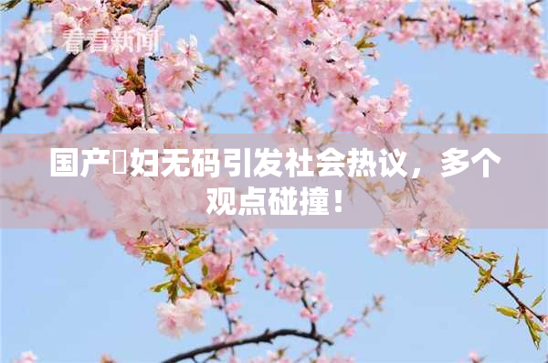 国产婬妇无码引发社会热议，多个观点碰撞！