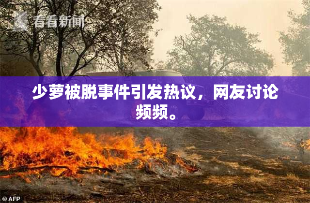 少萝被脱事件引发热议，网友讨论频频。