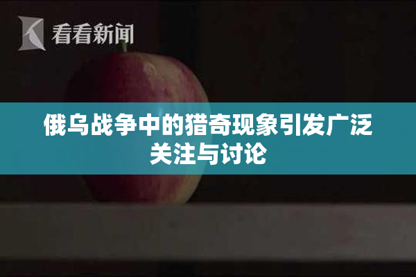 俄乌战争中的猎奇现象引发广泛关注与讨论