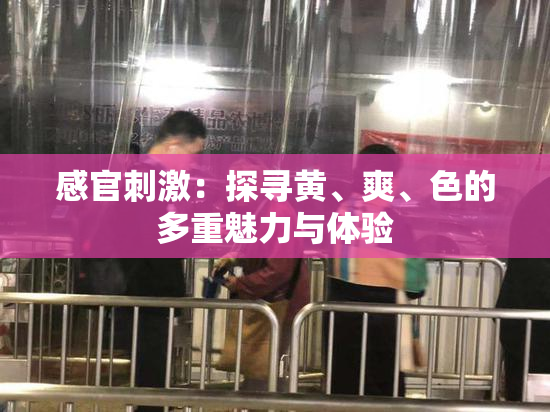 感官刺激：探寻黄、爽、色的多重魅力与体验