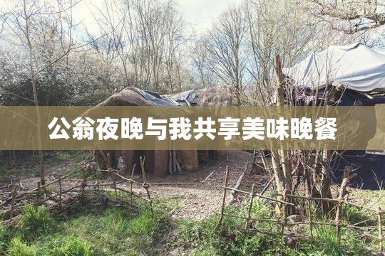 公翁夜晚与我共享美味晚餐