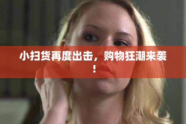 小扫货再度出击，购物狂潮来袭！