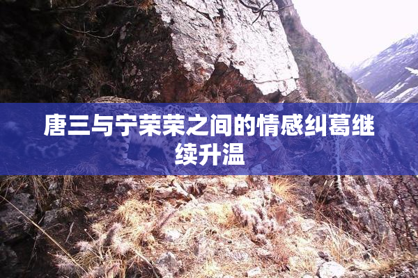 唐三与宁荣荣之间的情感纠葛继续升温