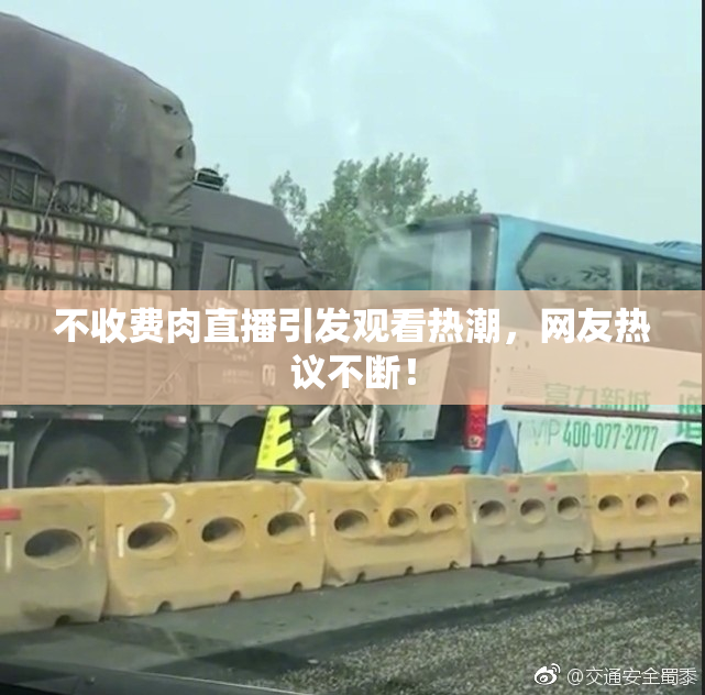 不收费肉直播引发观看热潮，网友热议不断！