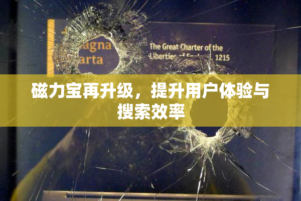 磁力宝再升级，提升用户体验与搜索效率