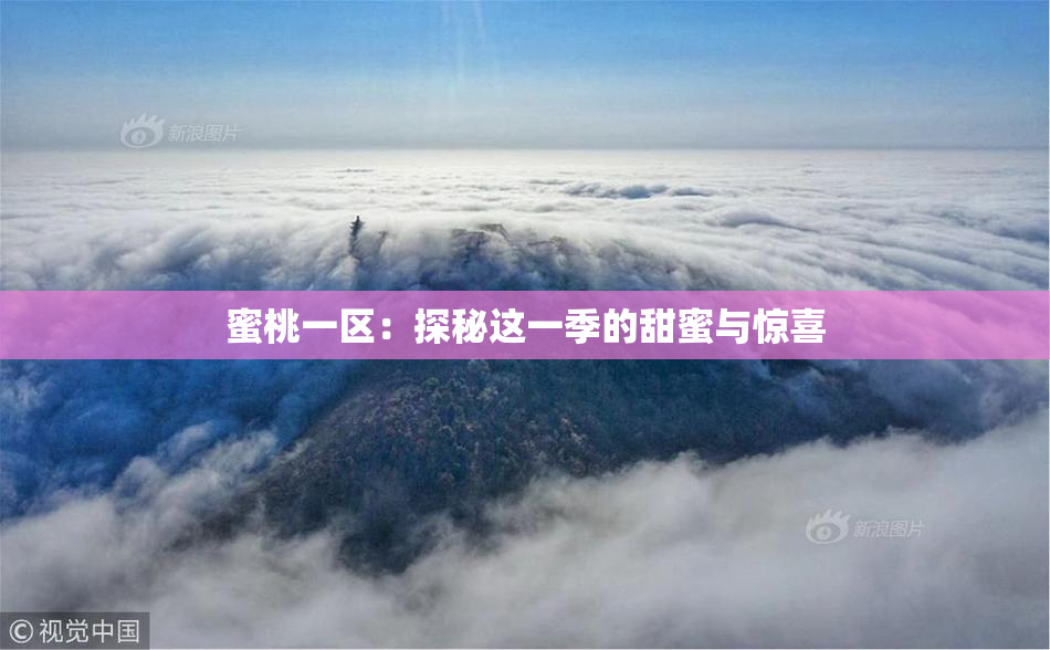 蜜桃一区：探秘这一季的甜蜜与惊喜