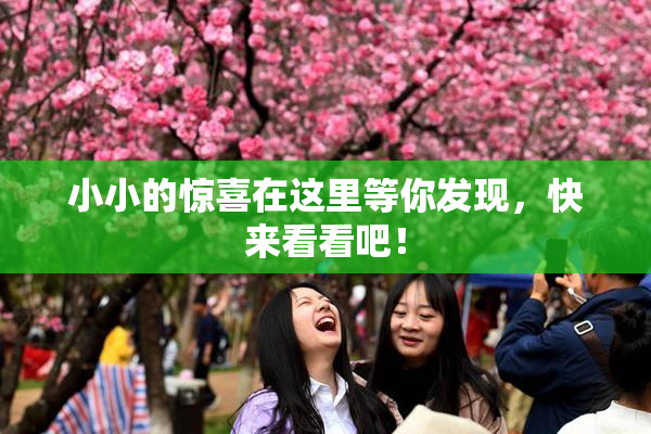 小小的惊喜在这里等你发现，快来看看吧！
