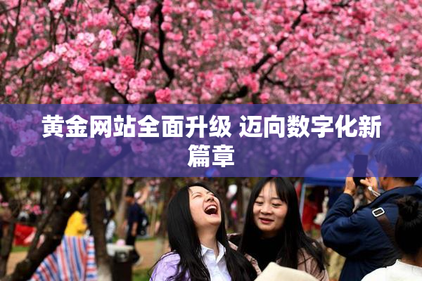 黄金网站全面升级 迈向数字化新篇章