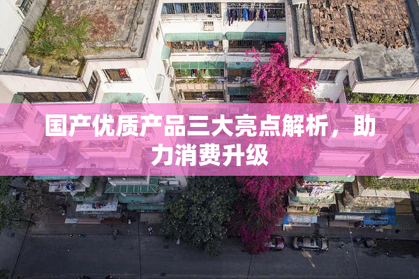 国产优质产品三大亮点解析，助力消费升级