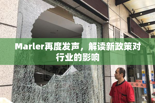 Marler再度发声，解读新政策对行业的影响