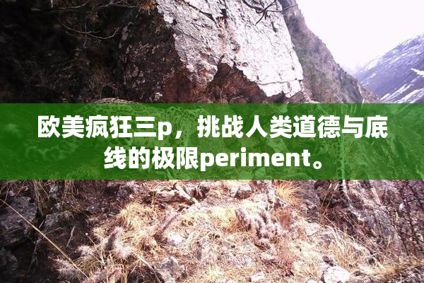 欧美疯狂三p，挑战人类道德与底线的极限periment。