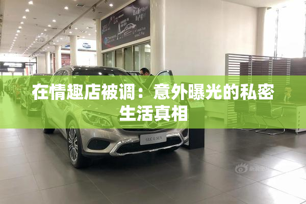 在情趣店被调：意外曝光的私密生活真相