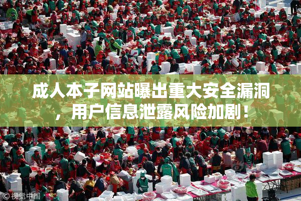 成人本子网站曝出重大安全漏洞，用户信息泄露风险加剧！