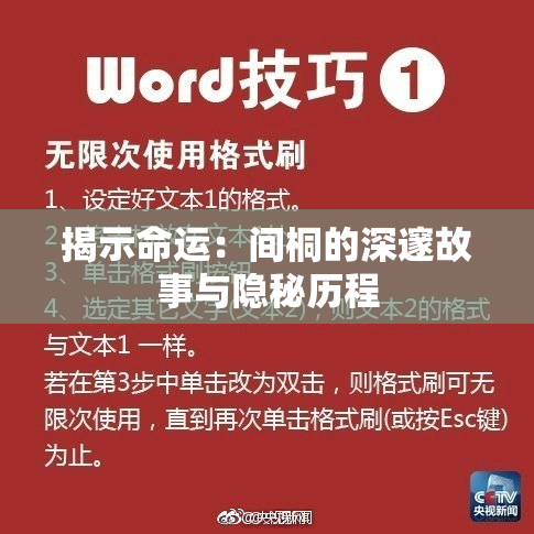 揭示命运：间桐的深邃故事与隐秘历程