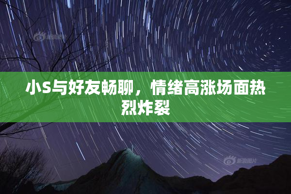 小S与好友畅聊，情绪高涨场面热烈炸裂