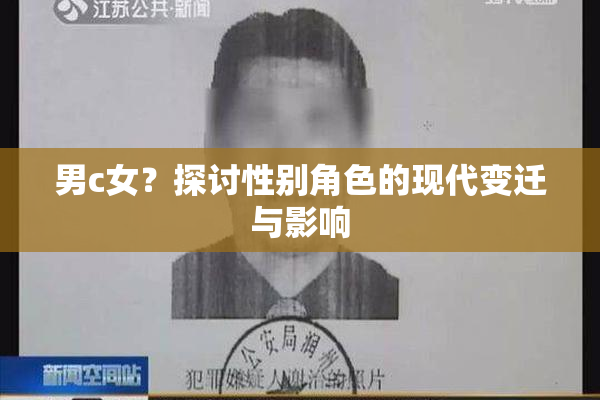 男c女？探讨性别角色的现代变迁与影响