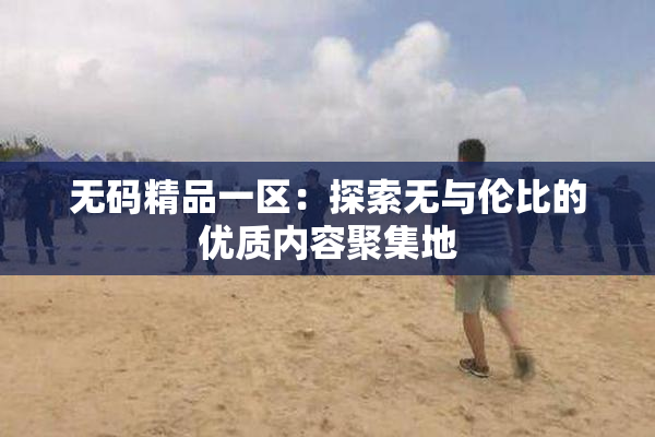 无码精品一区：探索无与伦比的优质内容聚集地
