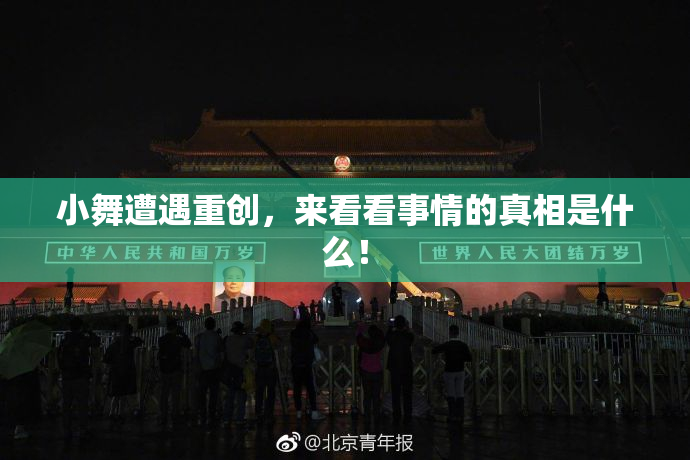 小舞遭遇重创，来看看事情的真相是什么！