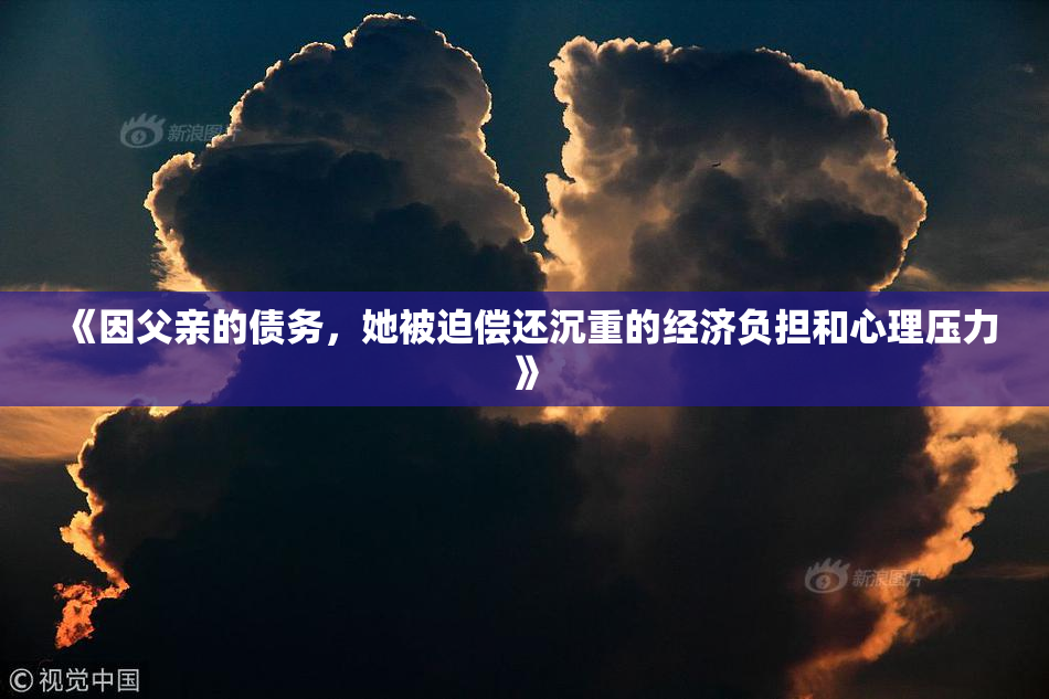 《因父亲的债务，她被迫偿还沉重的经济负担和心理压力》
