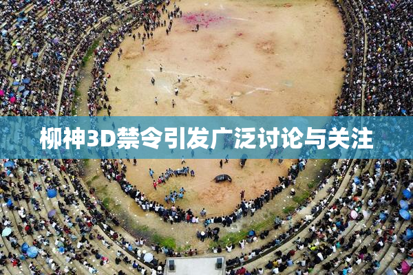 柳神3D禁令引发广泛讨论与关注