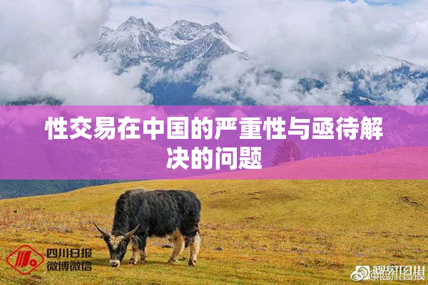 性交易在中国的严重性与亟待解决的问题