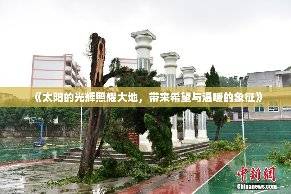 《太阳的光辉照耀大地，带来希望与温暖的象征》