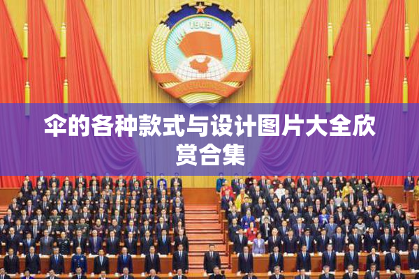 伞的各种款式与设计图片大全欣赏合集