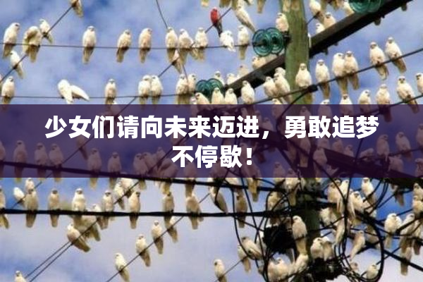 少女们请向未来迈进，勇敢追梦不停歇！