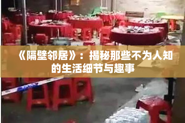 《隔壁邻居》：揭秘那些不为人知的生活细节与趣事