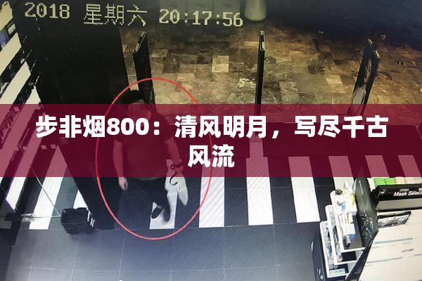 步非烟800：清风明月，写尽千古风流