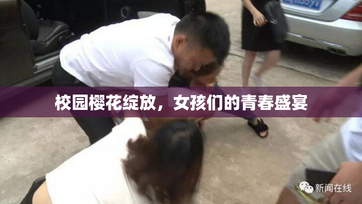 校园樱花绽放，女孩们的青春盛宴