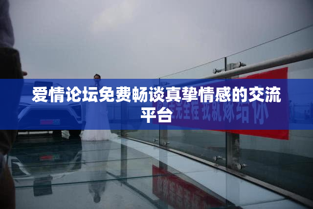 爱情论坛免费畅谈真挚情感的交流平台