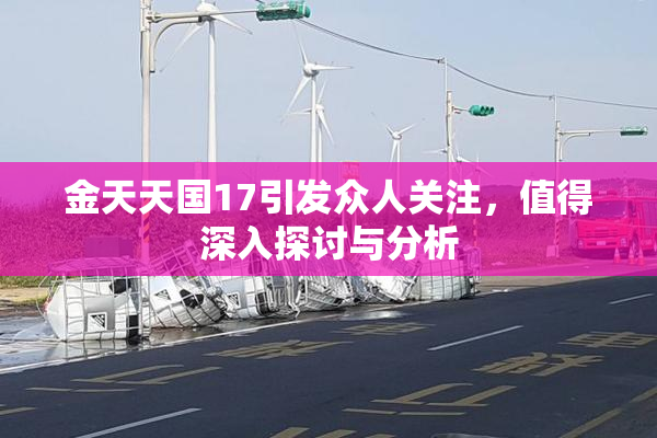 金天天国17引发众人关注，值得深入探讨与分析