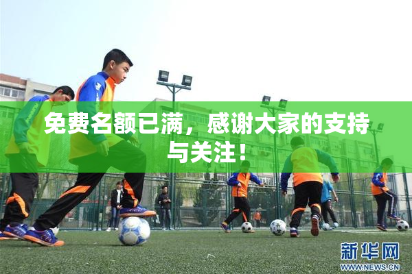免费名额已满，感谢大家的支持与关注！